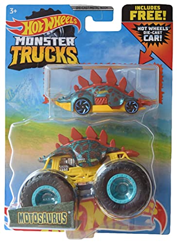 Hot Wheels Monster Trucks Motosaurus Teal Échelle 1:64 Pièce de Collection