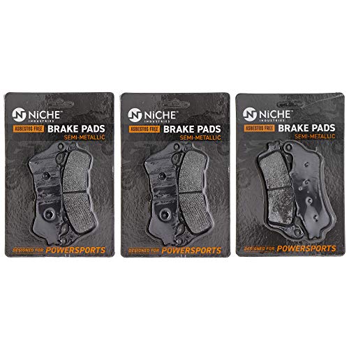 NICHE Brake Pad Set for Honda ST1300A/NT700V Front Rear
