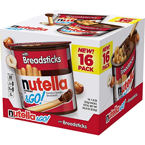 Nutella And Go Spread With Breadsticks, 1.8 Ounce (Pack Of 16) #TOP2