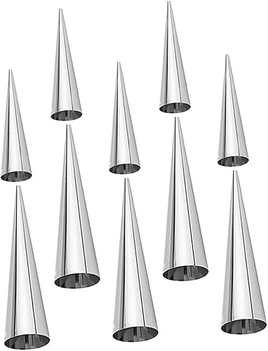 Vista 4 de Luxshiny 50 Uds. Herramienta de croissant Molde para máquina de pan pastel, herramientas para el hogar, moldes de pastelería, tubos de rollo