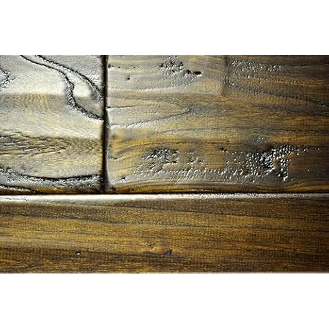 57336 CFA Engineered Hardwood Flooring, Golden Oatmeal Reclaimed Elm-CF8011E47, Veneer 3mm, Wide 5", Thick 1/2", Random Length 1'-4' Cover