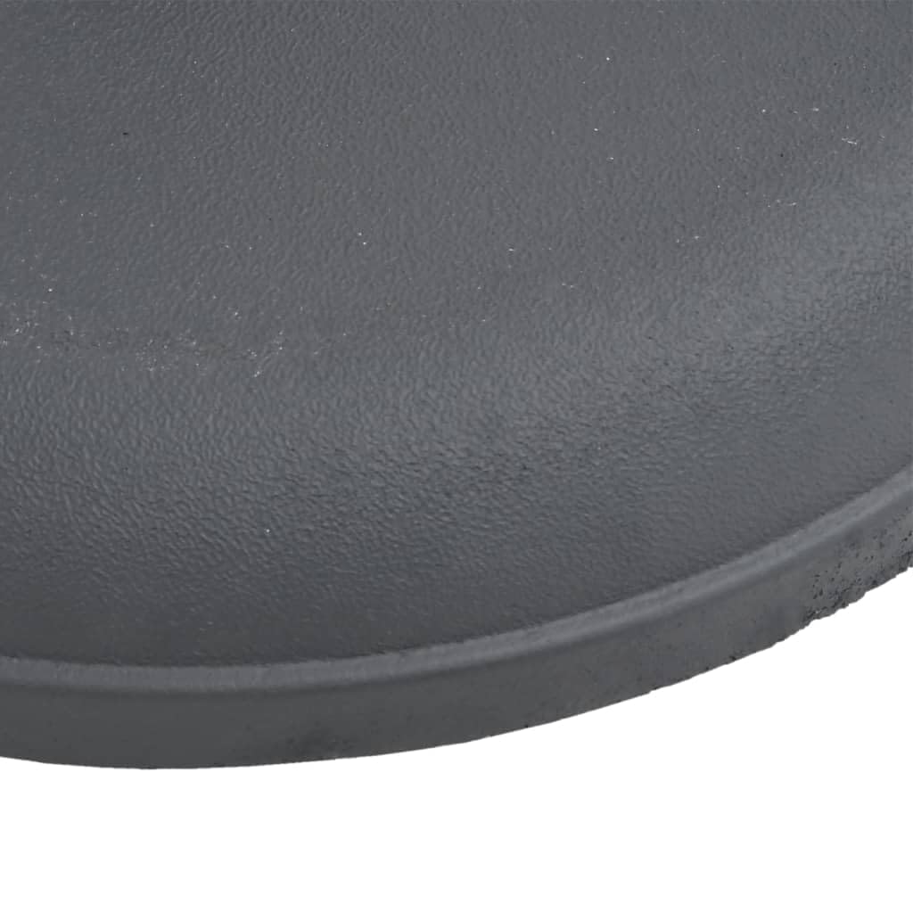 Stojak na parasol przeciwsłoneczny, 15 kg, z betonowym cokołem z tworzywa sztucznego, okrągły, kompatybilny z masztem Ø 32/35/38 mm, stabilny uchwyt na balkon, taras, do ogrodu, odporna na