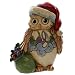 Jim Shore for Enesco Heartwood Creek Mini Christmas Owl Figurine, 3.5-Inch