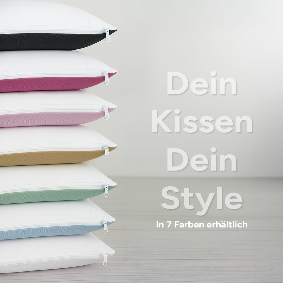 Personalisiertes Kissen 40x40 cm mit Foto & Kissenfüllung – Individuelles Fotokissen mit Bild – Personalisiertes Geschenk für Frauen, Männer & Freundin – Dekokissen & Kuschelkissen, Weiß/Schwarz