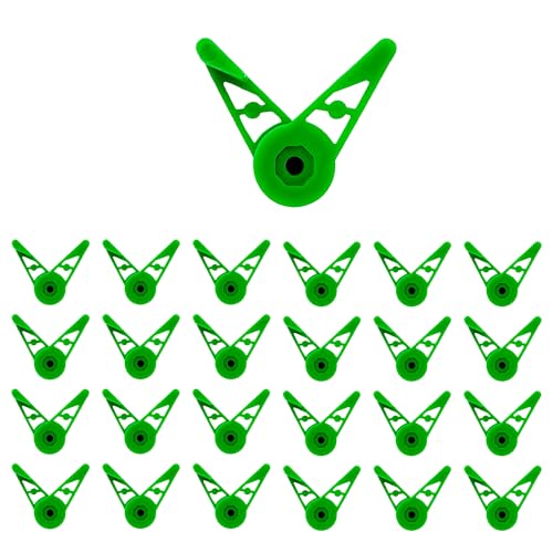 BLISSANY Pflanzenbieger Set mit 25 Clips – Pflanzenclips - Triebe lenken, Wachstum fördern – für perfektes Pflanzenwachstum – für Jede Pflanze geeignet (Pflanzenbieger 360 Grad)