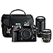 Nikon D7200 24.2 MP Dual Zoom Lens Kit with 3.2" LCD, Black