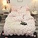 Odot Parures de Lit Fruit, 4 Pieces 220x240 Adulte Enfant Filles 1 Housse de Couette et 1 Drap de Lit et 2 Taies d'oreiller Microfibre Doux Respirant 1/2 Personnes (180 * 220cm,Cerise)
