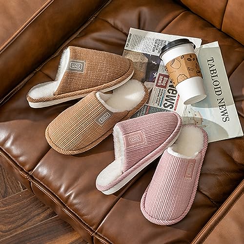 Women Men Comfort House Slippers Warm Home Shoes Anti-Skid Slippers Outdoor Indoor3
