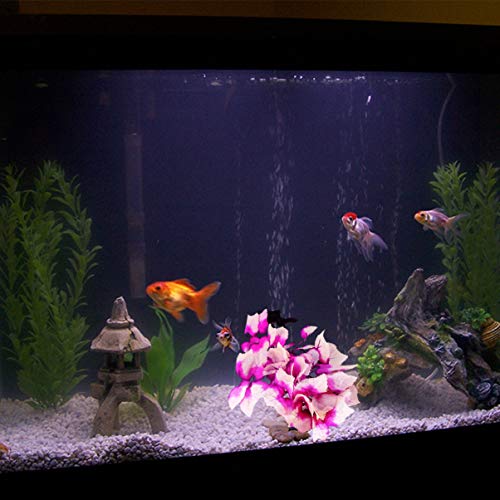 Patkaw Lavender Plants Live Fish Bowl Artificial Cork Bark Suction Cup Plants For Aquarium Reptile Decorations For Terrarium Reptile Decor For Reptiles Plants Bearded Dragon Accessories Stand #TOP3
