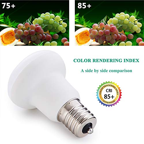 R14 E17 Led Bulb, 3W(25 Watt Incandescent Equivalent), 2700K Warm White Not-Dimmable Intermediate Base Led Light Bulb, 120V, 4 Pack #TOP7