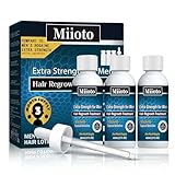 Miioto Serum Pousse Cheveux, Anti Chute de Cheveux Homme, Perte de Cheveux, Pousse Cheveux Très Rapide, Hydrate Racines et Répare Cheveux Secs, Fourchus et Cassants, 180 ml