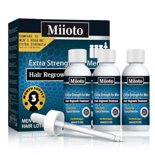 Miioto Hair Growth Serum, 180ml Hair Oil for Growth, Haarwachstum Serum, Haarausfall Männer Haarwachstum Beschleunigen, Haarwuchsmittel, Befeuchten Sie die Kopfhaut, Haare Schneller Wachsen