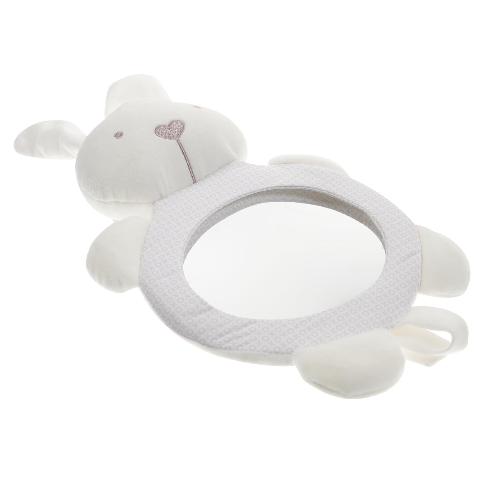 CIMAXIC Car Rearview Mirror Rear Seat Mirror Cartoon Bunny Shape for Boys and Girls