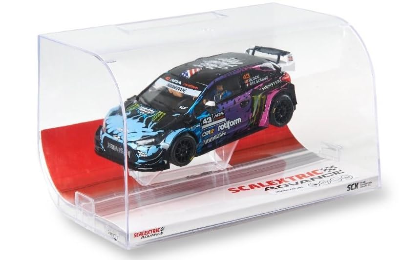 Scalextric Slot Car Original Advance E10454S300 Hyundai i-20#43 "Monster WRC Ken Block