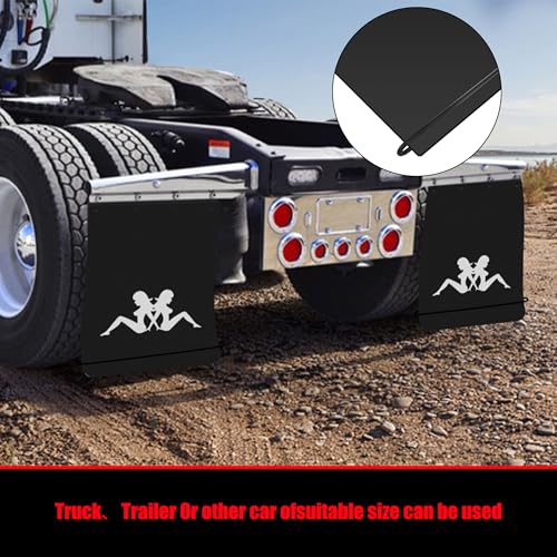 Image of 24 Inch Mud Flap Anti Sail Bracket, 1 Pair Mudflap Hanger Holder fit for Trucks and Trailers