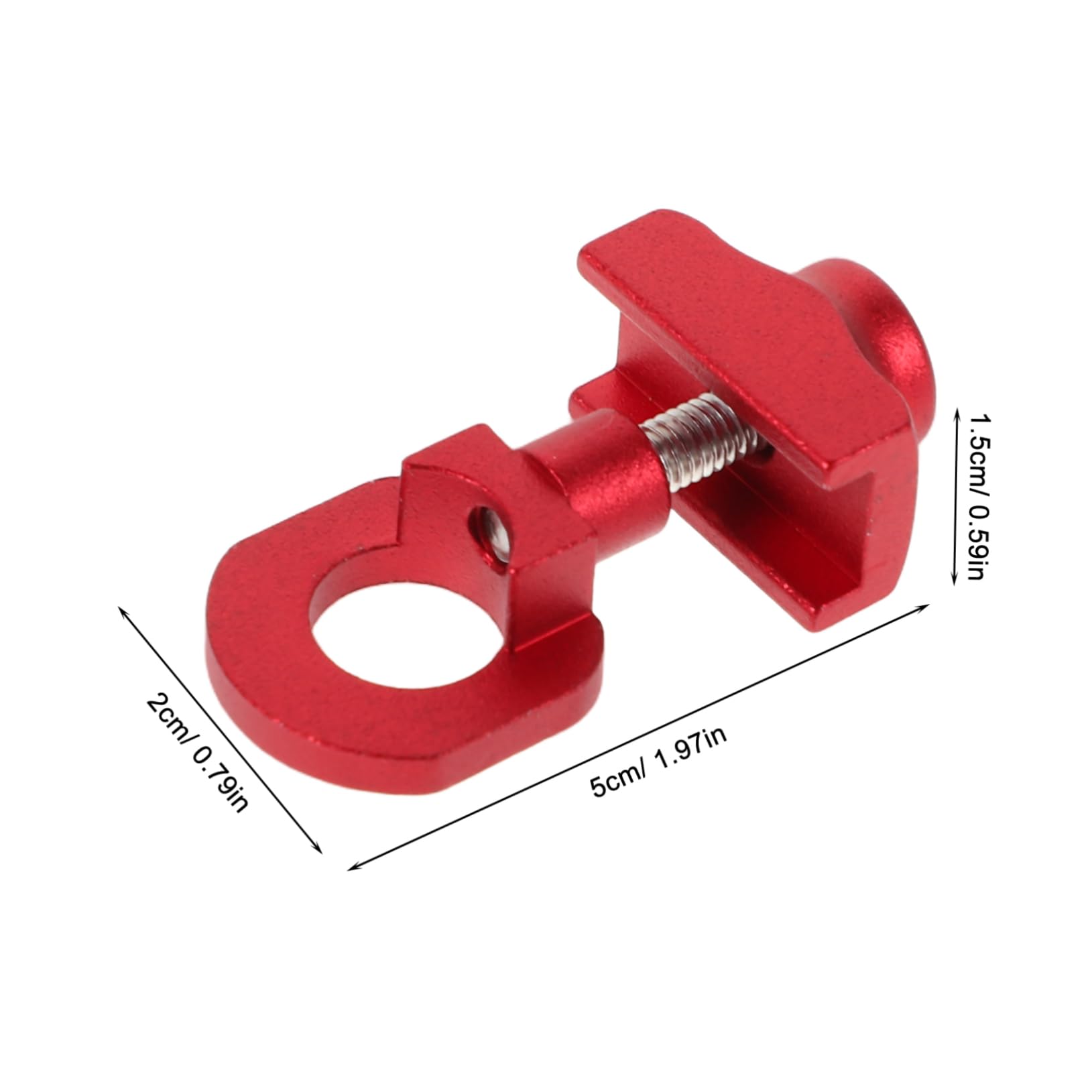 Abaodam 2Pcs Aluminum Alloy Chain Adjuster for Folding Bikes Lightweight Single Speed Bicycle Tensioner for Seamless Chain Adjustments Enhance Riding Comfort and Efficiency
