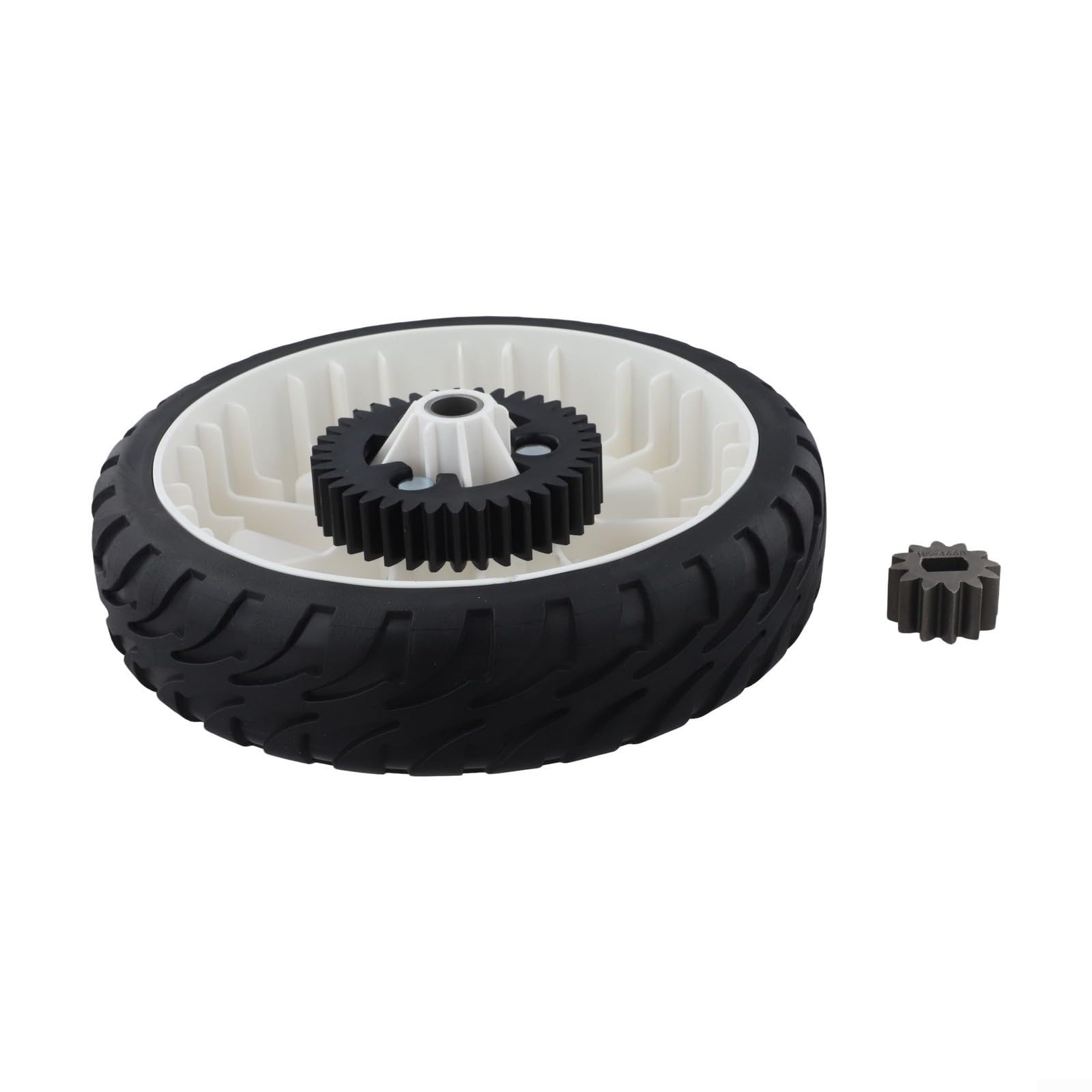 Ruota di ricambio per tosaerba da 20,3 cm con cuscinetto e puleggia per modelli Toro Push, OEM Fit 115-4695 138-3216 115-4668, ingranaggio in plastica (1 pezzo)