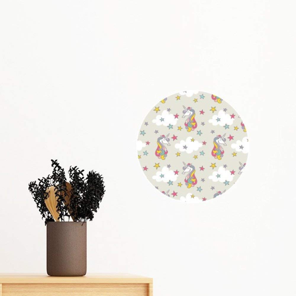 Sticker mural licornes et nuage souriant pour créer un cocon doux dans la chambre