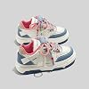 Zapatillas Y2K para Mujer, con Tiras, Color Rosa y Azul, Tallas US 4-8 5