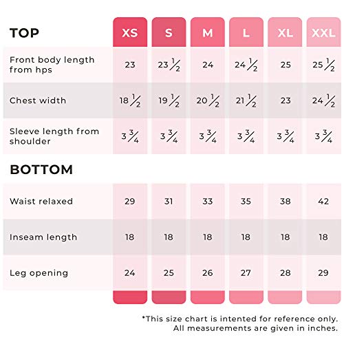 INK+IVY Pajamas for Women - Short Sleeve and Capri Pants PJ Set Loungewear, Casual Soft Breathable Sleepwear, X-Large, Day Dreamer 2 Piece