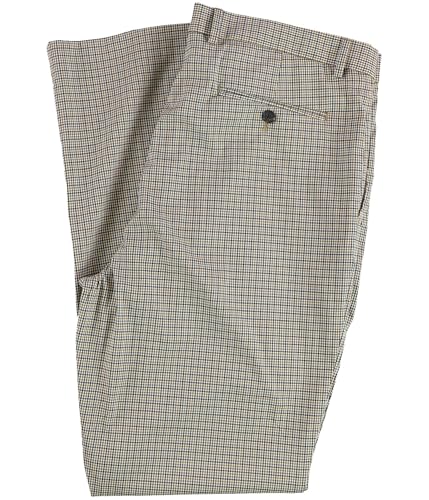 Tommy Hilfiger Mens TH Flex Stretch Plaid Casual Trouser Pants2