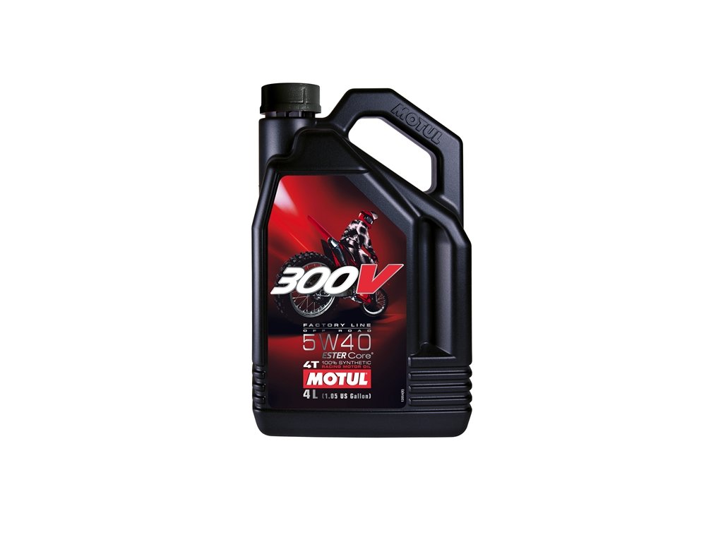 Motul 300V 4T Factory Line Off Road 5W40 - Olio motore 4 litri