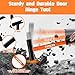 JOYAKA Hinge Gap Adjusting Wrench Kit, 4 in 1 Hinge Adjustment Tool for Residential and Commercial, Heavy Duty Painted Steel Hinge Bender Wrench with Rubber Grip and Labor Gloves (Standard Size)