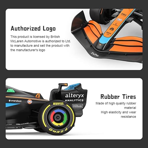 Iyasfpfp 1/12 Mclaren Remote Control 2022 F1 Mclaren Mcl36#4 Lando Norris Formula Racing Drift Rc Car Toy Model Collection Gift Remote Control Vehicle Toys (1/12 F1 Mclaren Mcl36#4) #TOP3