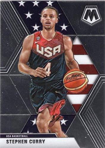 2019-20 PANINI MOSAIC #260 STEPHEN CURRY USA - GOLDEN STATE WARRIORS OFFICIAL TRADING CARD NBA