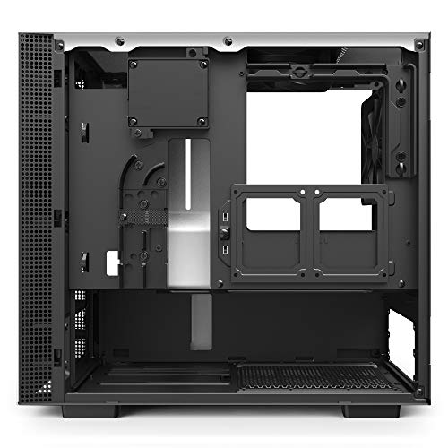 NZXT H210i - Case da gioco per PC Mini-ITX - Porta Tipo C USB I/O frontale - Gestione cavi pannello laterale in vetro temperato - Compatibile con il raffreddamento a Liquido