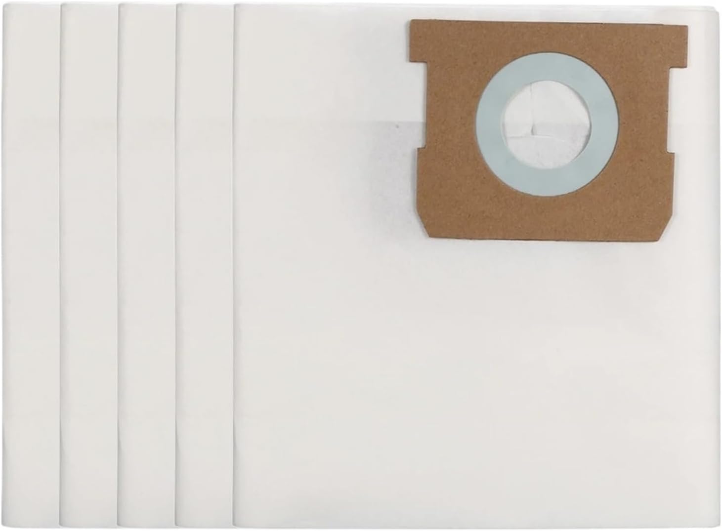 Compatible for Karcher WD1 Compact Battery Series Vacuum Cleaner 5 Pack Fleece Dust Bags 2.863-297.0