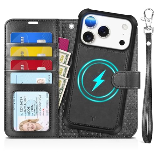 TUCCH iPhone 17 Pro Ή P[X 蒠^ 2 in 1  6.3C` Xgbvt O RFIDubLO 4J[h|Pbg uX^h@\ Ռz Sʕی PU ӂ17v ΉJo[ 202