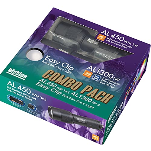 Bigblue AL450WM Tail and AL1300NP and Easy Clip Rainbow Combo Pack
