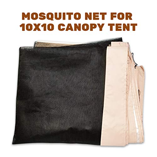 Quictent Pop Up Canopy Screen Walls Replacement Mosquito Netting For 10X10 Canopy Tent Gazebo (Walls Only, Canopy Not Included) #TOP29