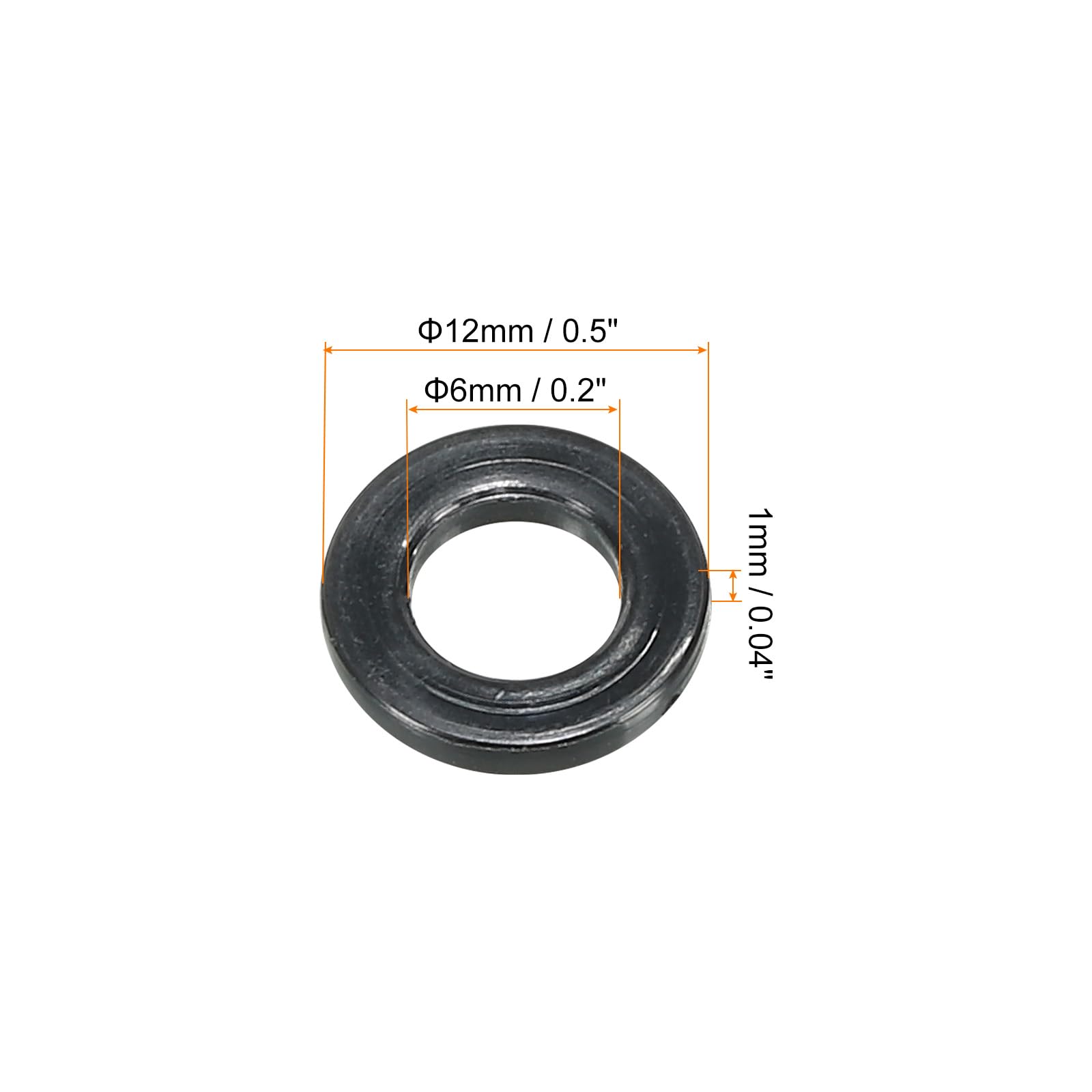 PATIKIL M6 Nylon Flat Washer - Image 2