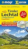 lechtal  Tiroler Lechtal XL (2-Karten-Set): Wander-, Rad- und Mountainbikekarte. GPS-genau. 1:25000 (Mayr Wanderkarten)