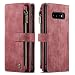 Produktbild Lavender1 Handyhülle für Samsung Galaxy S10 Hülle Handytasche PU Leder Schutzhülle mit S10 Lederhülle Ständer Kartenfächer Standfunktion Magnet Klapphülle Case für Galaxy S10 (Rot,S10)