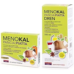 Vital Factors – Menokal Pancia Piatta Dren 500 ml + Menokal Pancia Piatta 30 Capsule