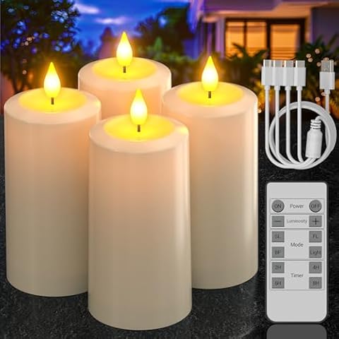 PChero Bougies Électriques Rechargeables Cover