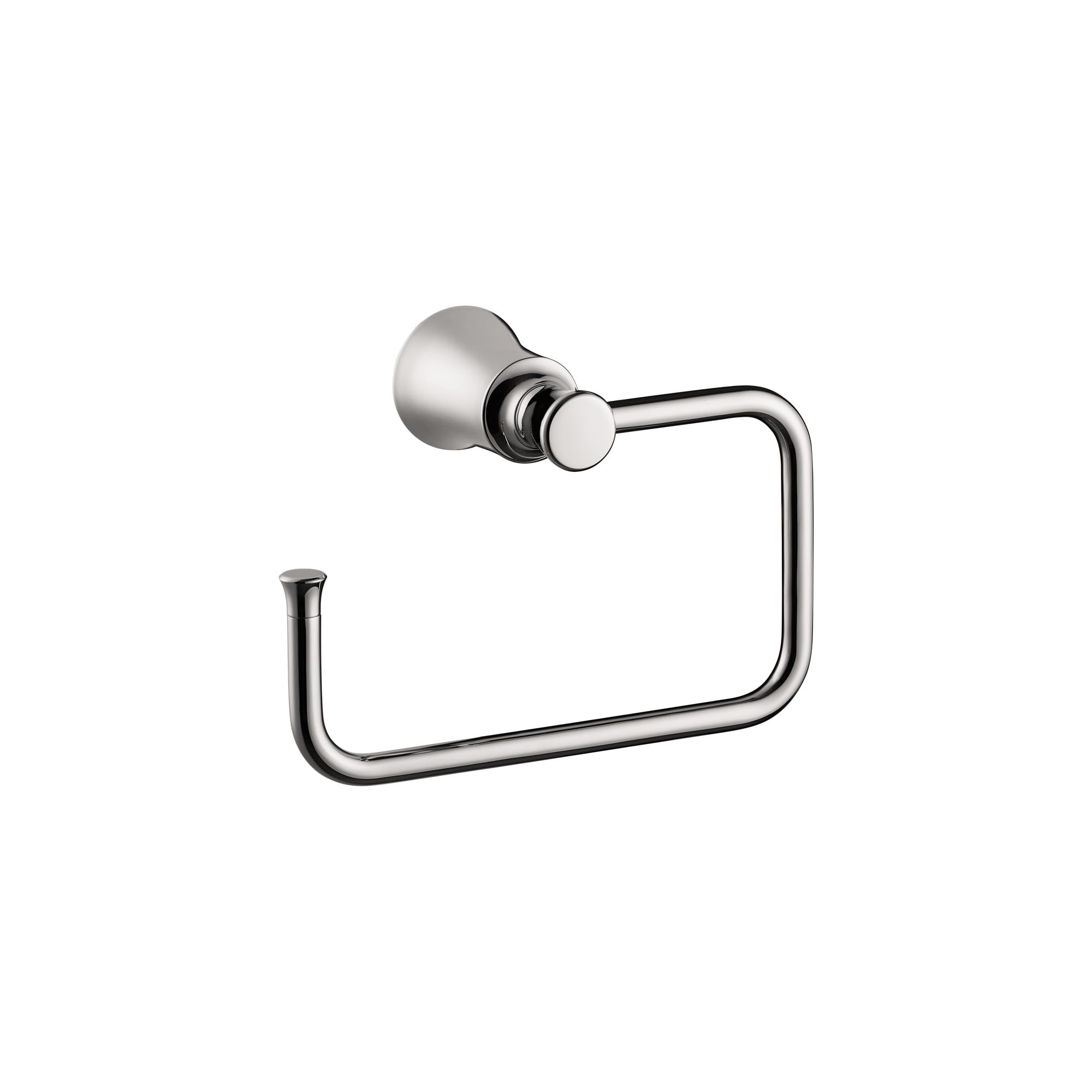 hansgrohe Joleena Towel Ring 8-inch Transitional Towel Holder in Chrome, 04786000