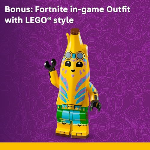 LEGO Fortnite Klombo Kids Toy - Fortnite Action Figure with Peely and Oro Minifigures - Pretend Play and Building Toy for Girls and Boys 10+ - Gift Idea for Birthdays and Gaming Fans - 77077 - image 6