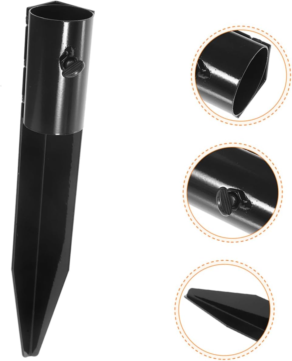 4Pcs Ground Stakes for Solar Lights Durable Metal Replacement Spikes for Outdoor Garden Landscape and Decor Weather Resistant and Easy to Assemble