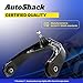 AutoShack Complete Set of Front Lower Control Arms for 2010-2013 Kia Forte Koup 2012-2013 Forte5 2.0L 2.4L FWD | 2-Pcs ASCA725859