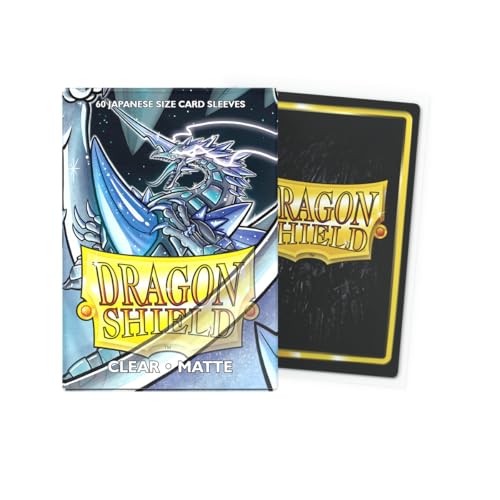 Dragon Shield | Japanese Size Card Matte Sleeves | 60 CT - Smooth & Tough Premium TCG Sleeves - Compatible with Yu-Gi-Oh, Naruto, Cardfight & Vanguard | Clear by Dragon Shield - Used condition - Image 2
