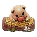 MATERIAL - Keramik THUN ® - Schwein mit Futterkrippe