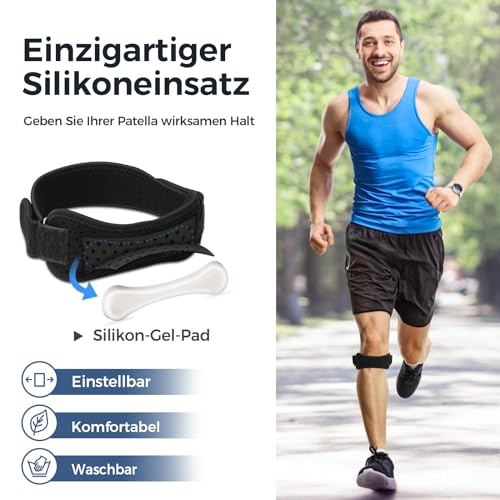 Patellabandage Gobikey 2er Set für Knieunterstützung