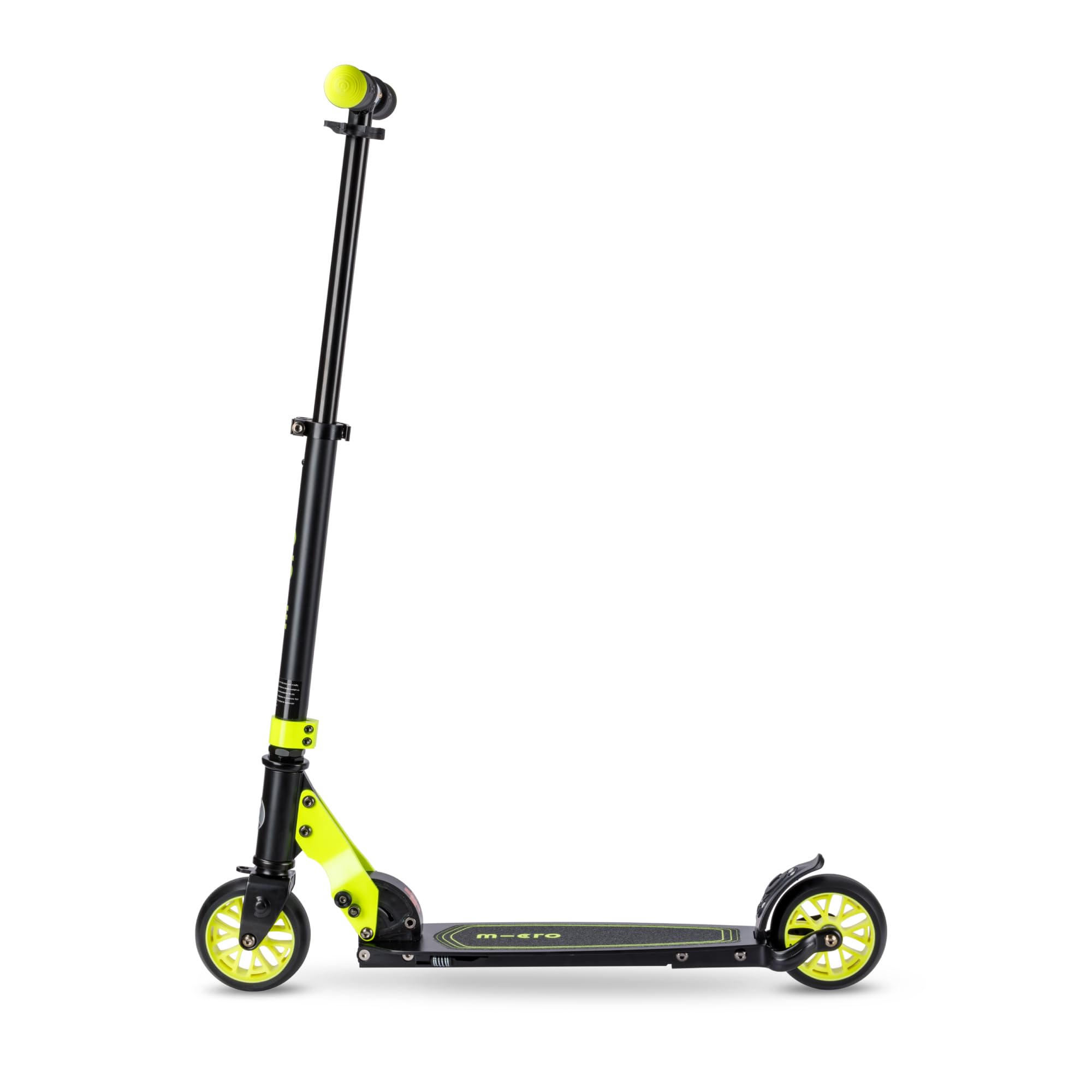 Micro® Rocket | Patinete de 2 Ruedas Extra Anchas 120 mm| Mayor Estabilidad | Scooter de Aluminio Plegable | Altura Ajustable 66 a 96 cm| Pata de Cabra | Ligero 3,85kg | Adolescentes y Adultos