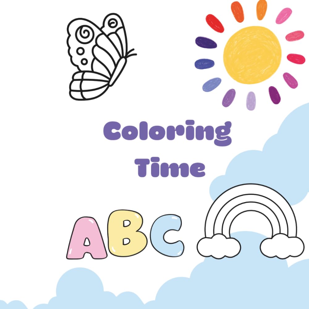 ABC Fun! Coloring and Tracing Book for Little Learners: Educational Coloring and Alphabet Tracing for Preschool Children 3-5