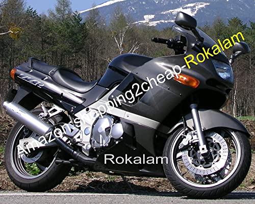 Amazon | 忍者 モトパーツフィッティング 適用ZZR400 1993-2003 適用ZZR 400 93-03 ZZR-400 グリーンブラックABSボディワークモーターサイクルフェアリングキット (射出成形) | 外装パーツセット | 車＆バイク 用 ZZR400 1993-1997 用 ボディワークネジ オートバイアクセサリー フェアリングボルトキット ボディクリップ ウィン