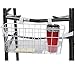 HealthSmart Walker Storage Basket with Cup Holder and Insert Tray, FSA Eligible, No Tools Needed, Universal Fit, White, 16 x 5.5 x 7, Walker Accessories Basket